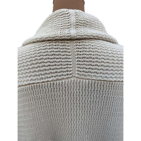 Coldwater Creek NWT Women's 3X Open-Front Sleeveless Cardigan Sweater Vest Beige - Picture 2 of 13